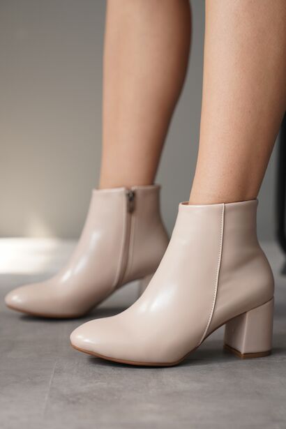 Kadın Fermuarlı Kısa Topuklu Bot Froya 