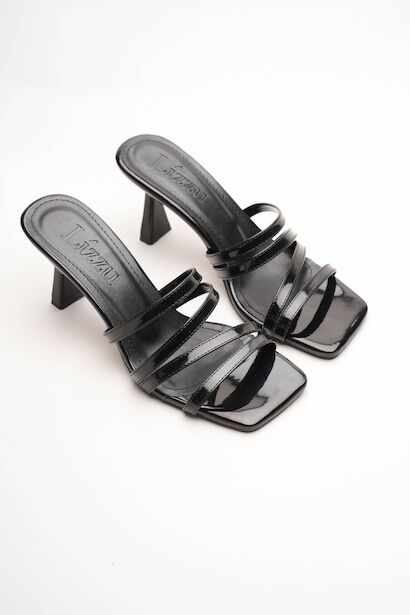 Kadın Küt Butun Tasarım Topuklu Terlik Prana