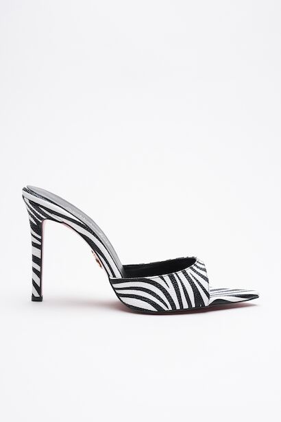 Kadın Sivri Burun İnce Topuklu Terlik Sona 