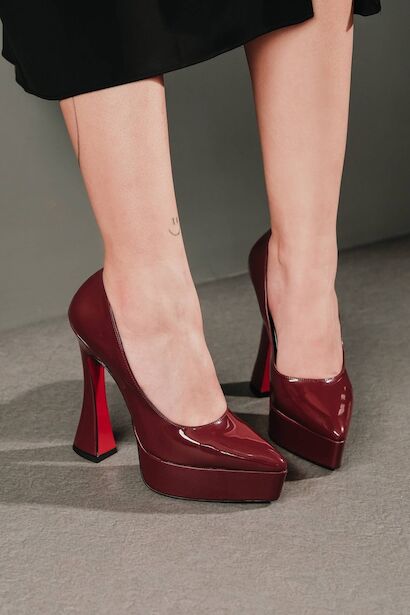 Kadın Özel Tasarım Orta Topuklu Topuklu Ayakkabı Mila 