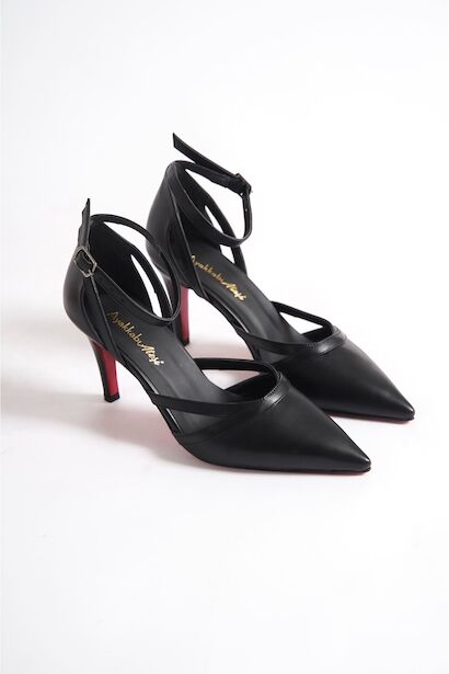 Kadın Sivri Burun Kısa Topuklu Ayakkabı Jamila 