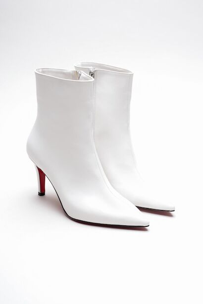 Kadın Kısa Topuklu Sivri Burun Bot Deco 